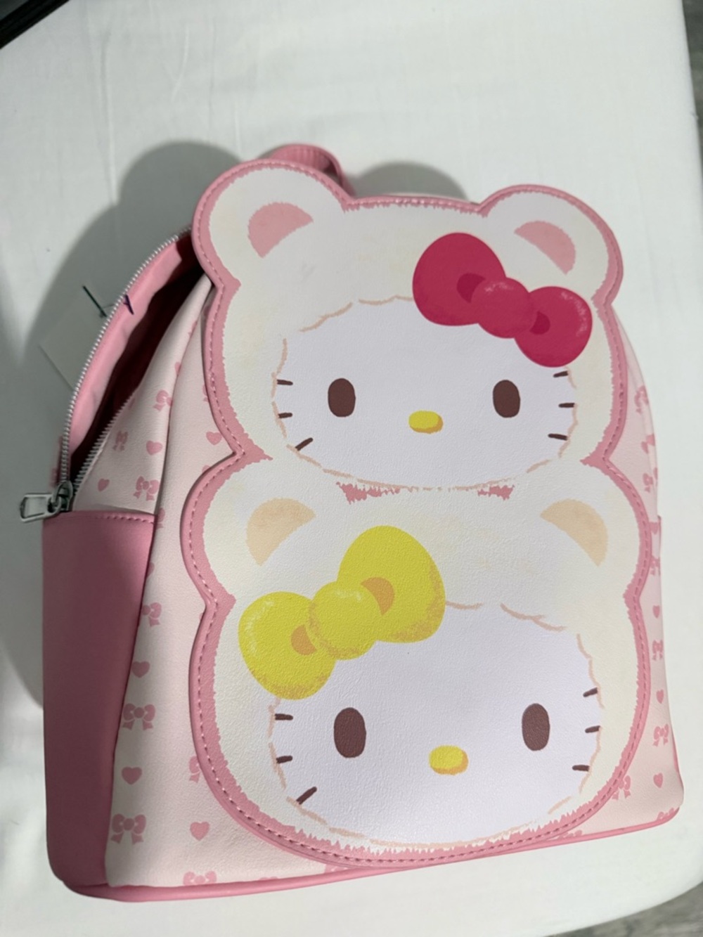 Funko Pink Satin-Look Collectible Bag with White Label